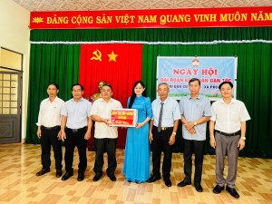 Thôn 1 tổ chức Ngày hội Đại đoàn kết toàn dân tộc năm 2025.